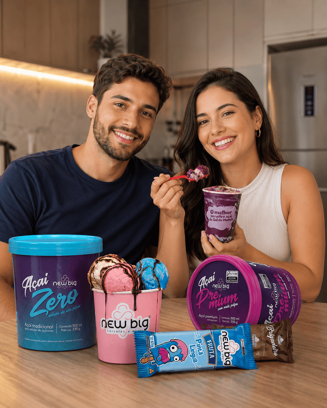 Parceira New Big com sorvete